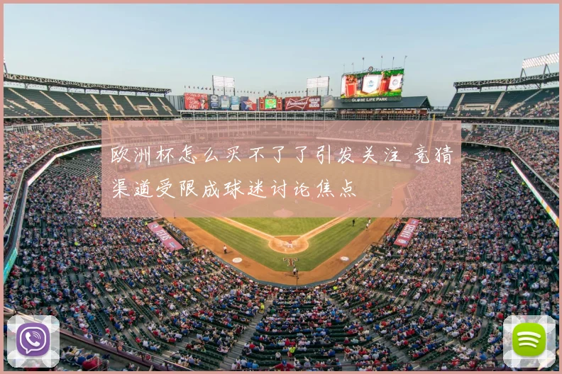 欧洲杯怎么买不了了引发关注 竞猜渠道受限成球迷讨论焦点