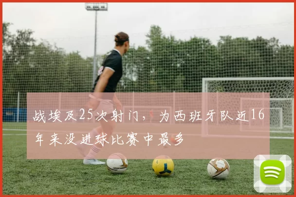 战埃及25次射门,为西班牙队近16年来没进球比赛中最多